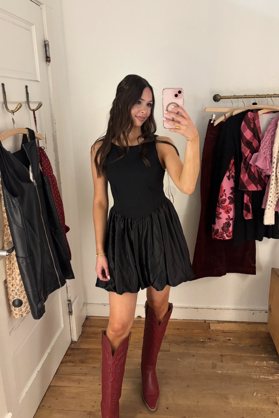 Obsessed with this little black dress! The bubble hem is so pretty and perfect for the holiday season! 

#LTKGiftGuide #LTKHoliday #LTKSeasonal