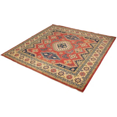 One-of-a-Kind Hand-Knotted New Age 12'7" x 12'10" Wool Area Rug in Red | Wayfair North America