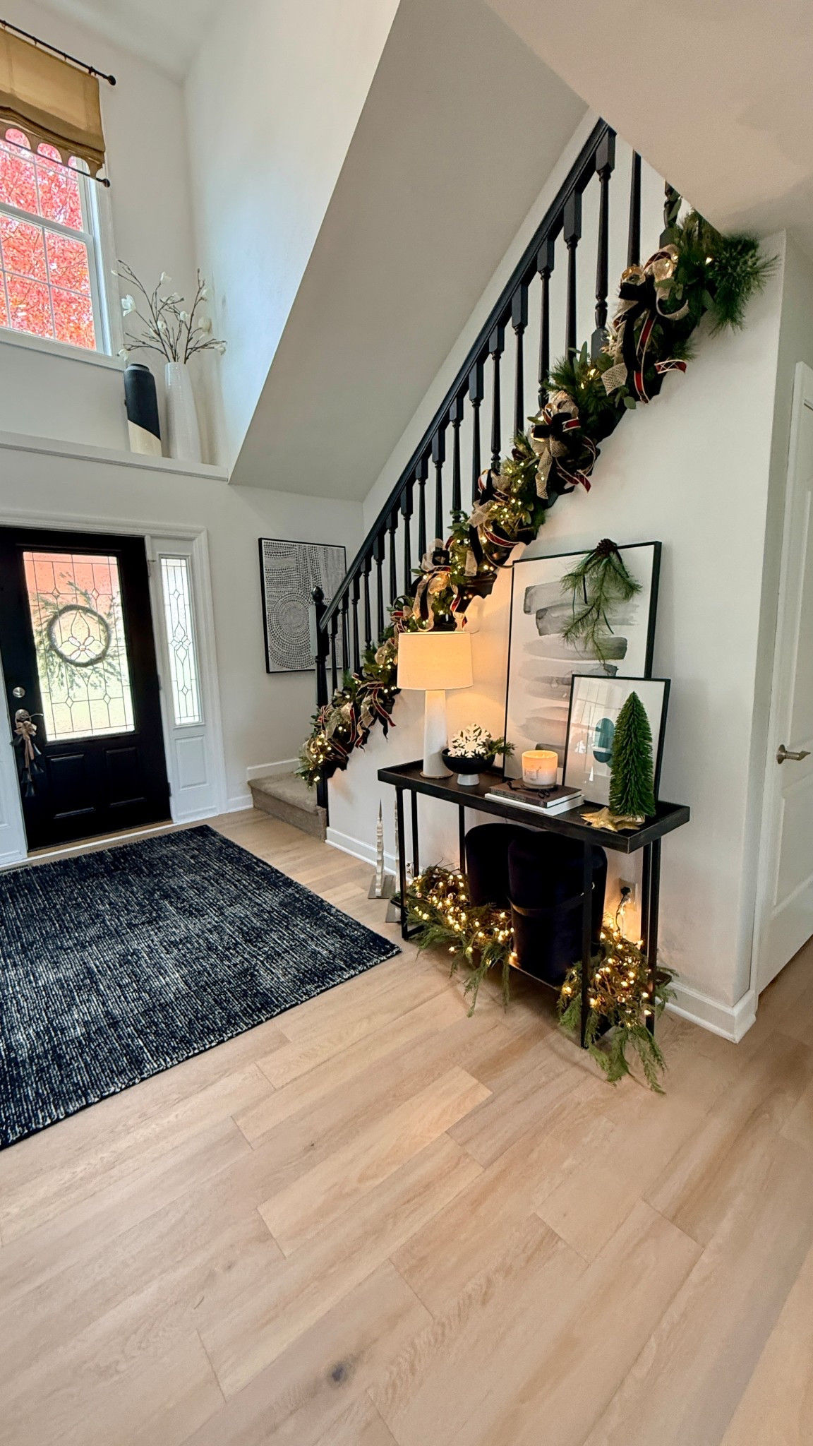 Christmas staircase 

#LTKHome #LTKHoliday #LTKSeasonal