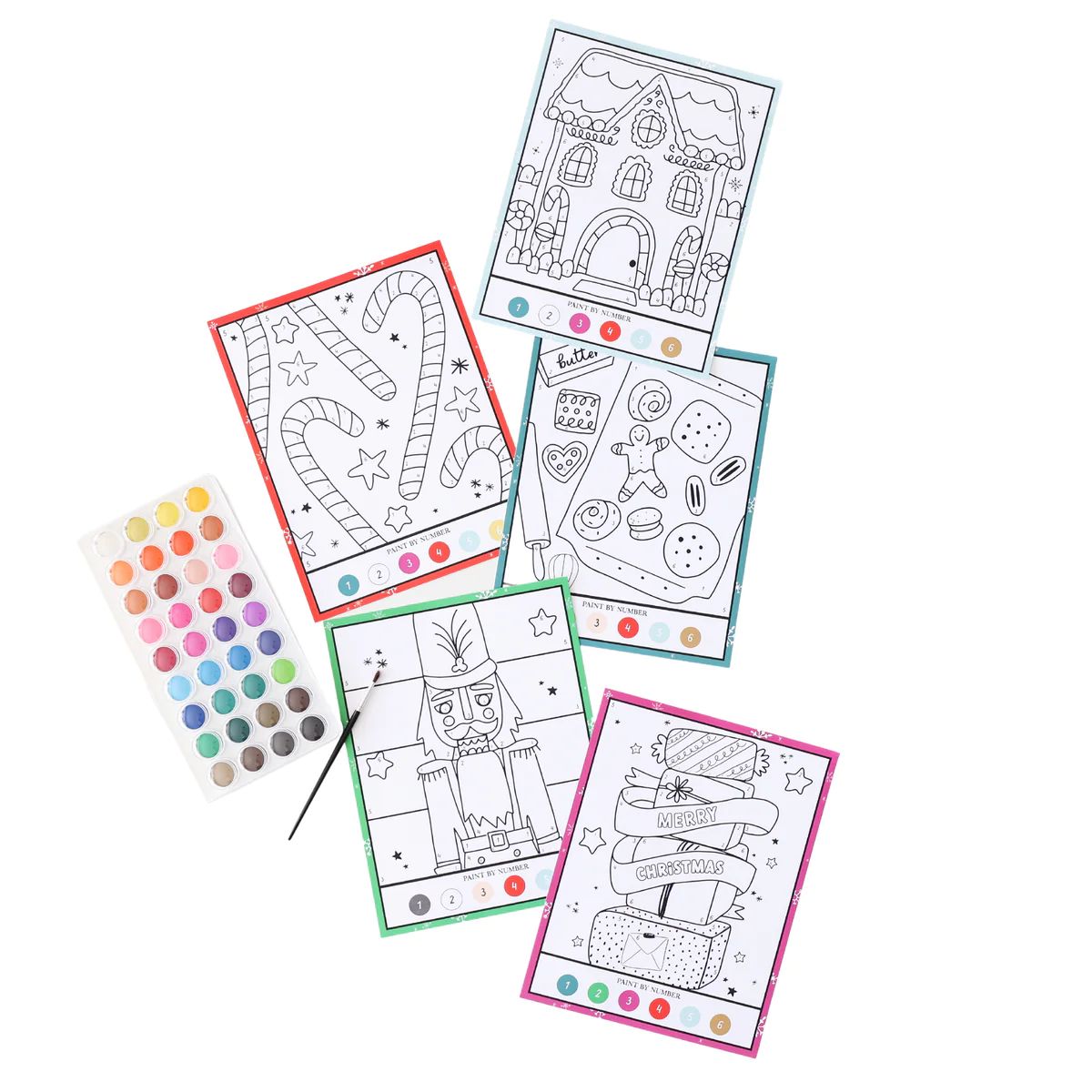 Holiday Paint By Number Set | Magic Playbook