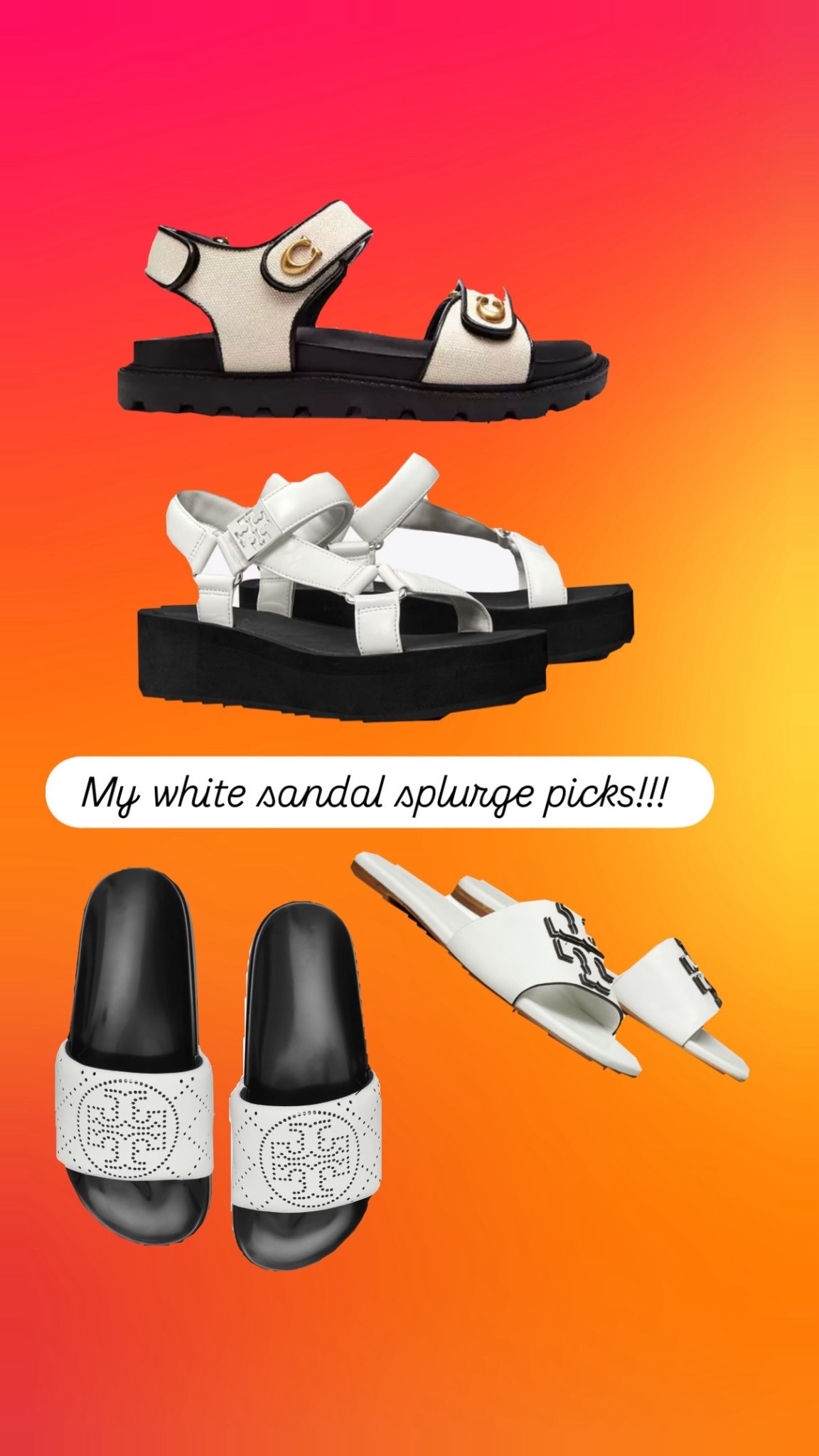 The Splurge white sandal pick!! 

#LTKvlog #LTKTravel #LTKU