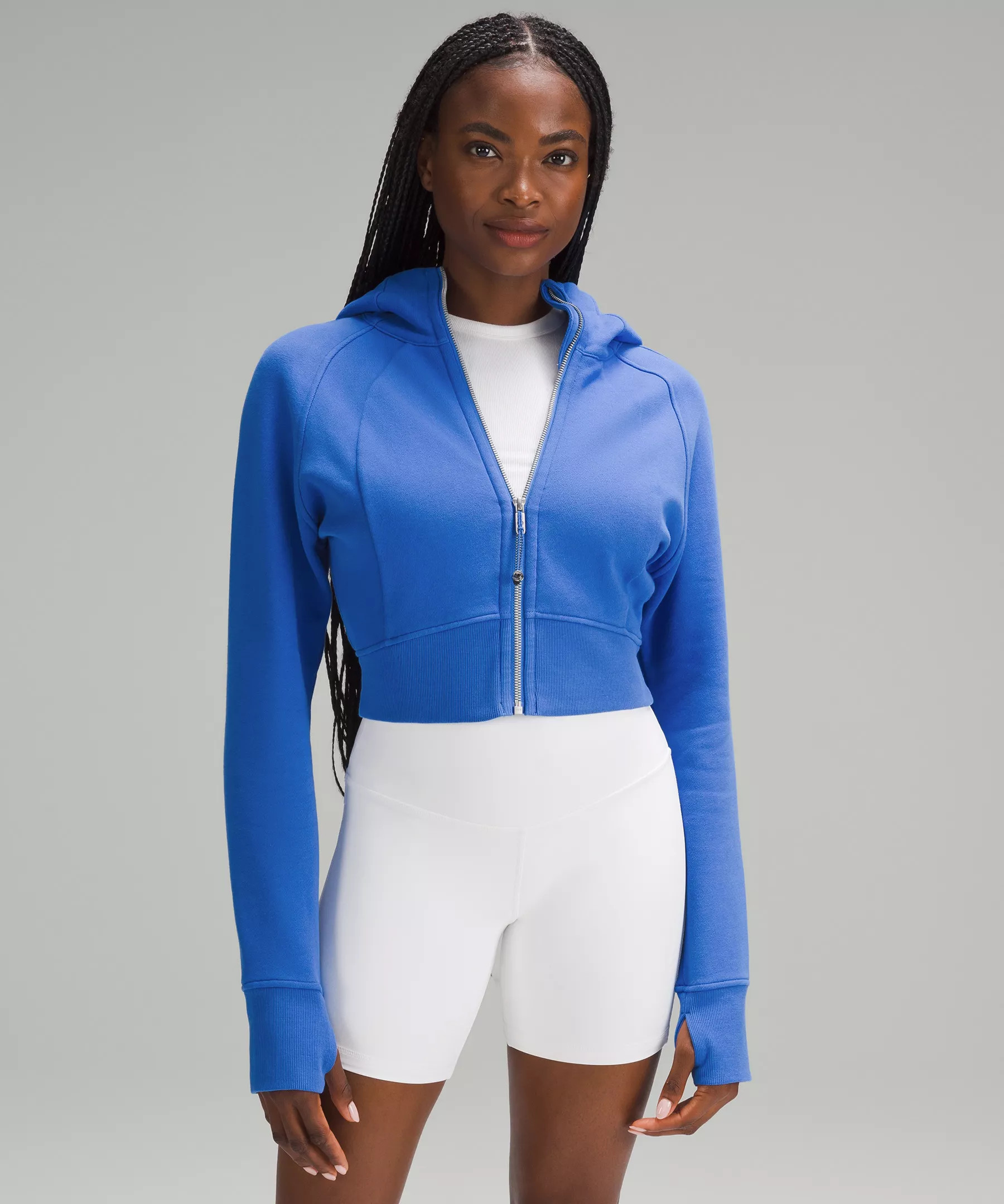 Scuba Full-Zip Cropped Hoodie | Lululemon (US)