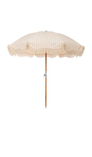 Premium Umbrella in Monaco Natural Stripe | Revolve Clothing (Global)