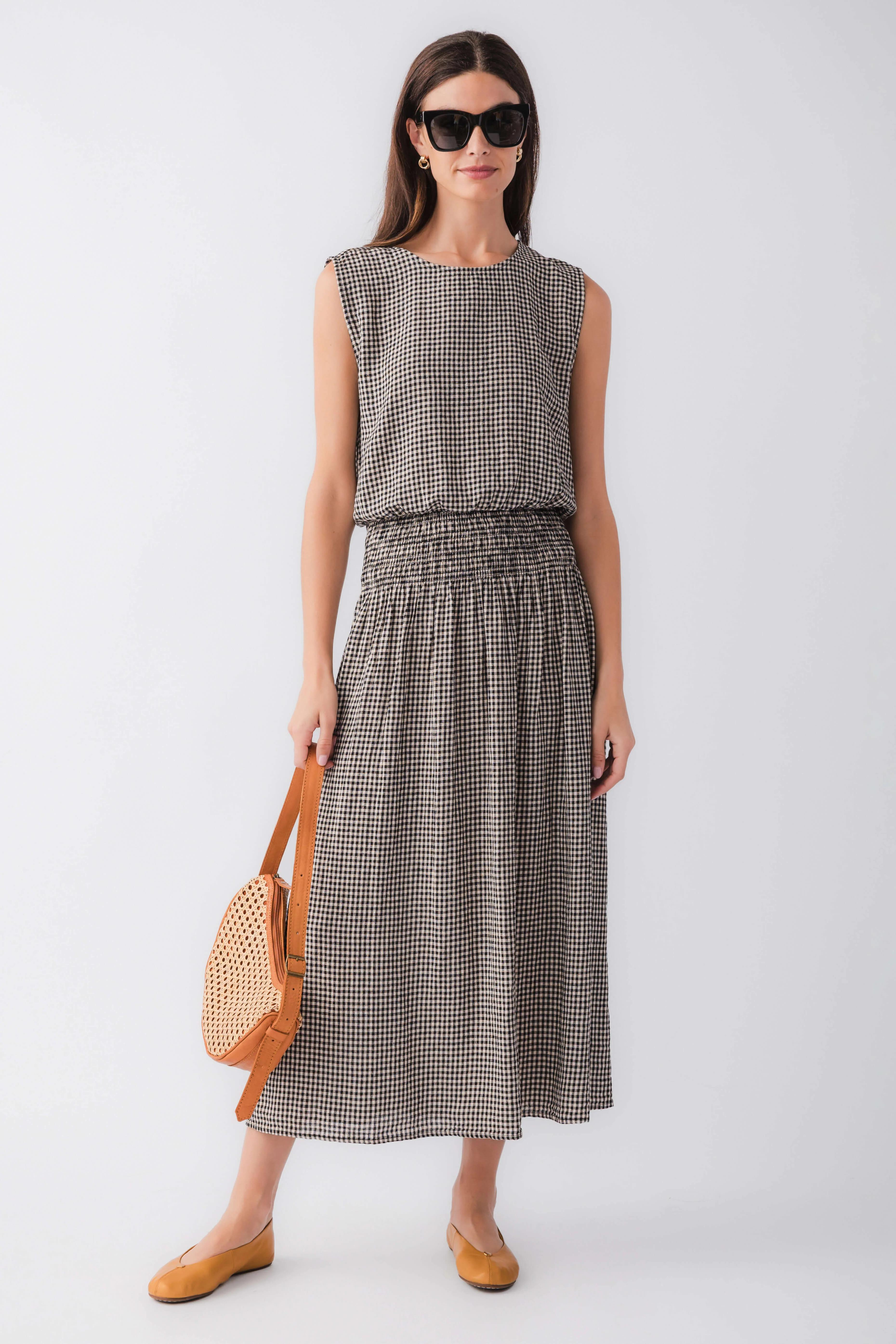 Z Supply Brooke Gingham Skirt | Social Threads