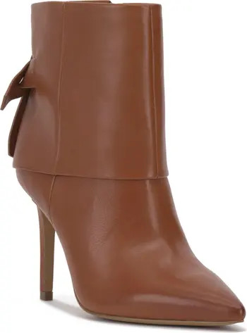 Vince Camuto Kresinta Foldover Cuff Pointed Toe Bootie (Women) | Nordstrom | Nordstrom