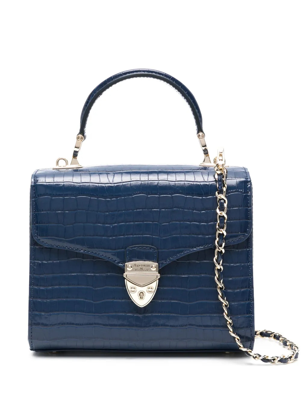 Aspinal Of London Midi Mayfair top-handle Bag | Blue | FARFETCH CA | Farfetch Global