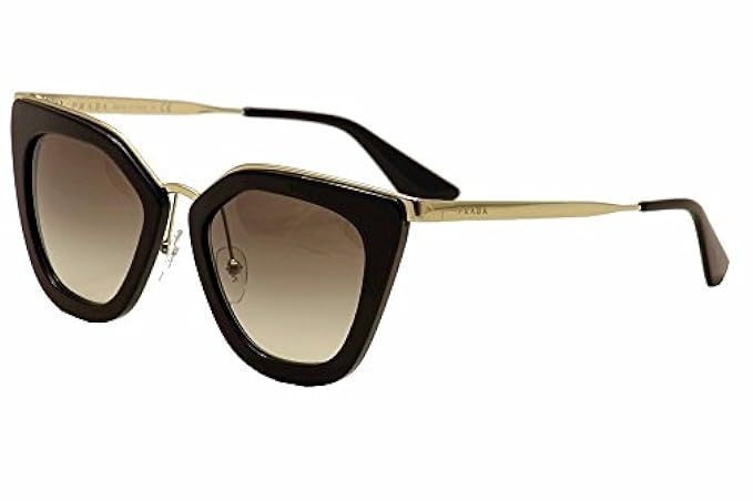 Prada Women's Metal Bridge Mirrored Sunglasses | Amazon (US)