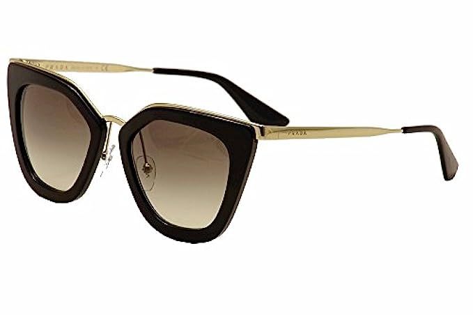 Prada Women's Metal Bridge Mirrored Sunglasses | Amazon (US)