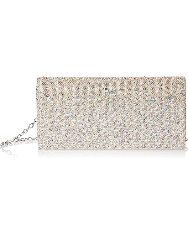 Jessica McClintock Chloe Sparkle Stones Evening Clutch | Amazon (US)