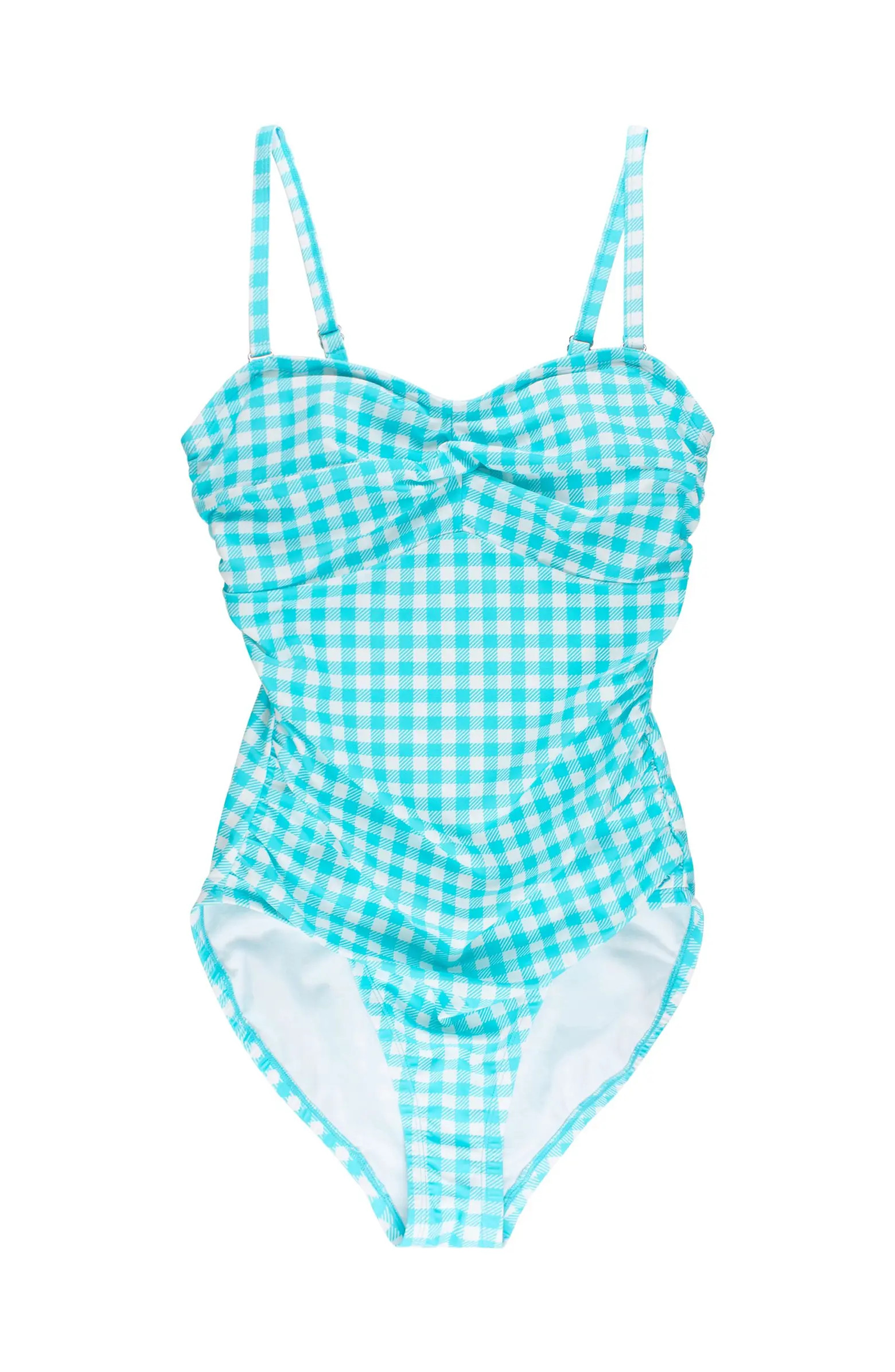 UPF50+ Sun Protected Women's Convertible Bandeau One Piece Swimsuit | Nordstrom