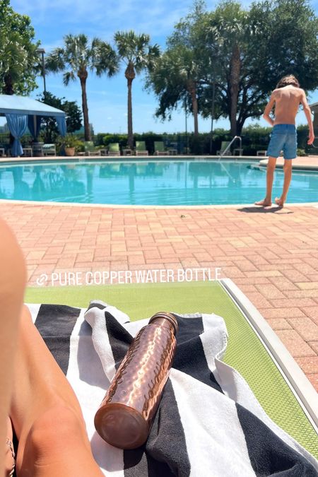 Best beach/pool towel & copper water bottle 

#LTKswim #LTKfindsunder50