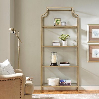 80.5" Aimee Etagere Gold - Crosley | Target