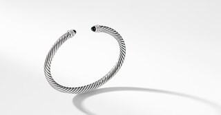 Cable Classic Collection® Bracelet with Black Onyx and Diamonds | David Yurman