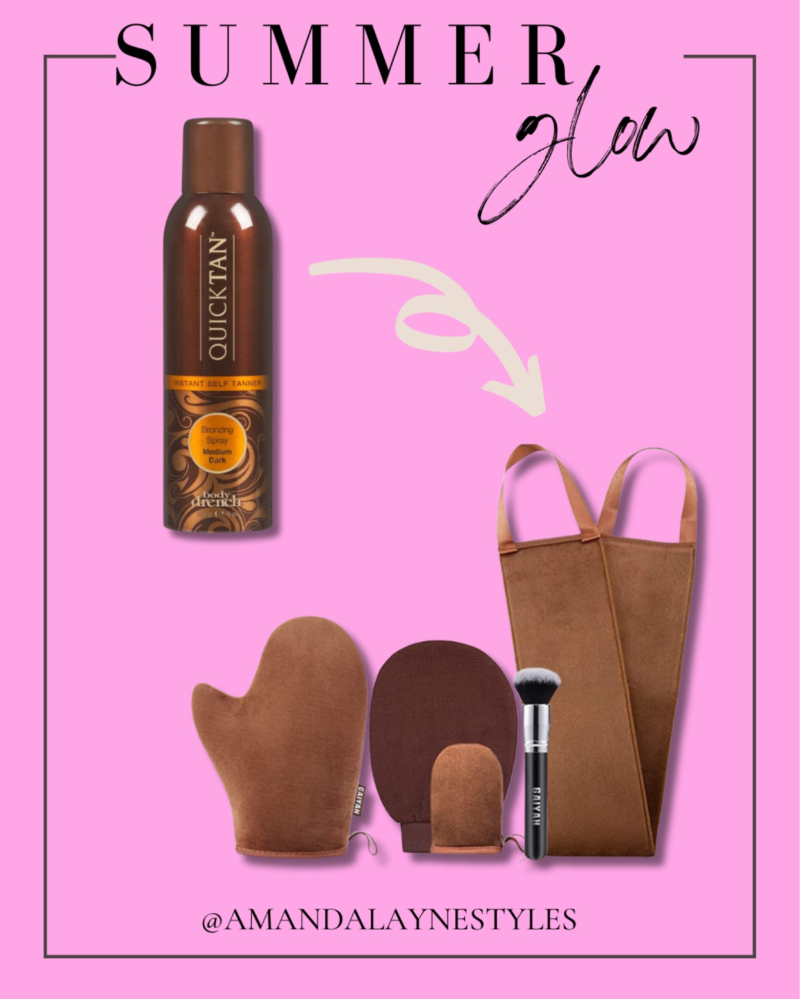 Best summer glow, self tanner with application mit! 

#LTKfindsunder50 #LTKbeauty #LTKstyletip