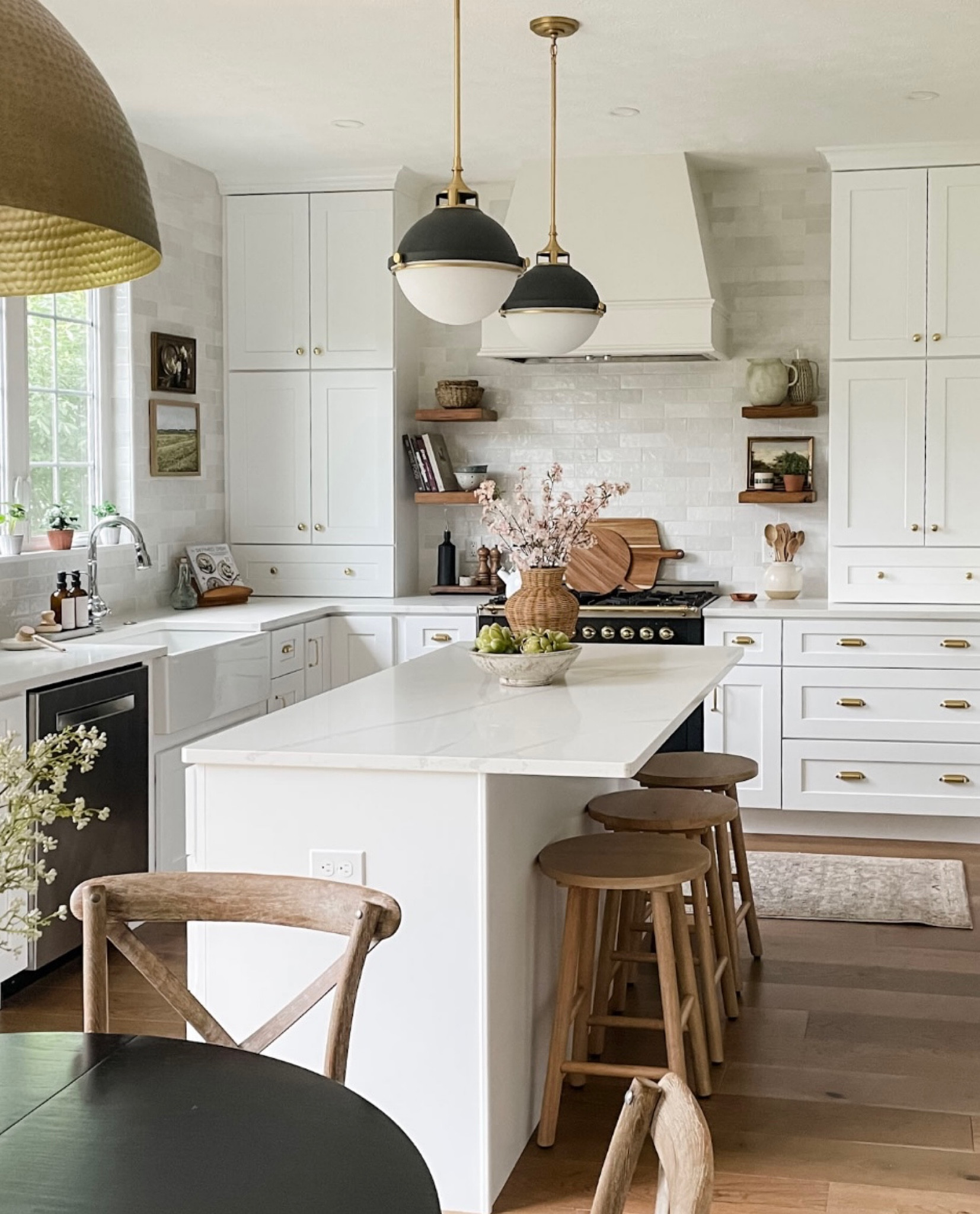 Kitchen pendants are on sale! Hinckley Fletcher, size small. Black and brass pendants. 

#LTKsalealert #LTKhome