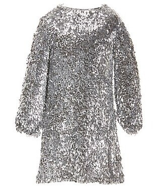 GB Little Girls Sequin Shift Dress - 4 | Dillard's