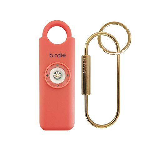 She’s Birdie–The Original Personal Safety Alarm for Women by Women–Loud Siren, Strobe Light and Key Chain in a Variety of Colors (Coral) | Amazon (US)