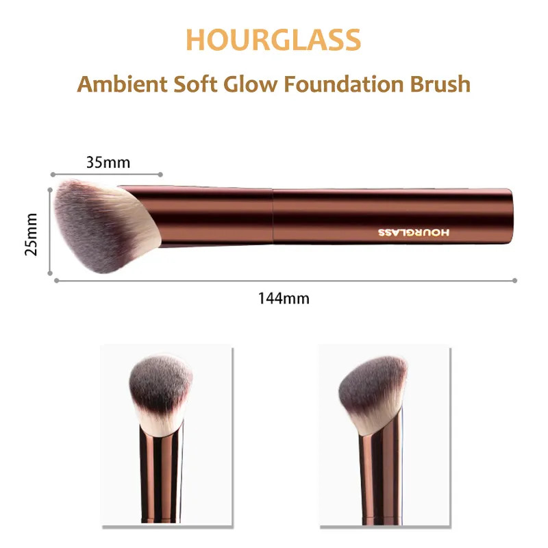 hourglass Ambient Soft Glow Foundation Makeup Brush - Slanted Soft Hair Liquid Cream Foundation C... | DHGate