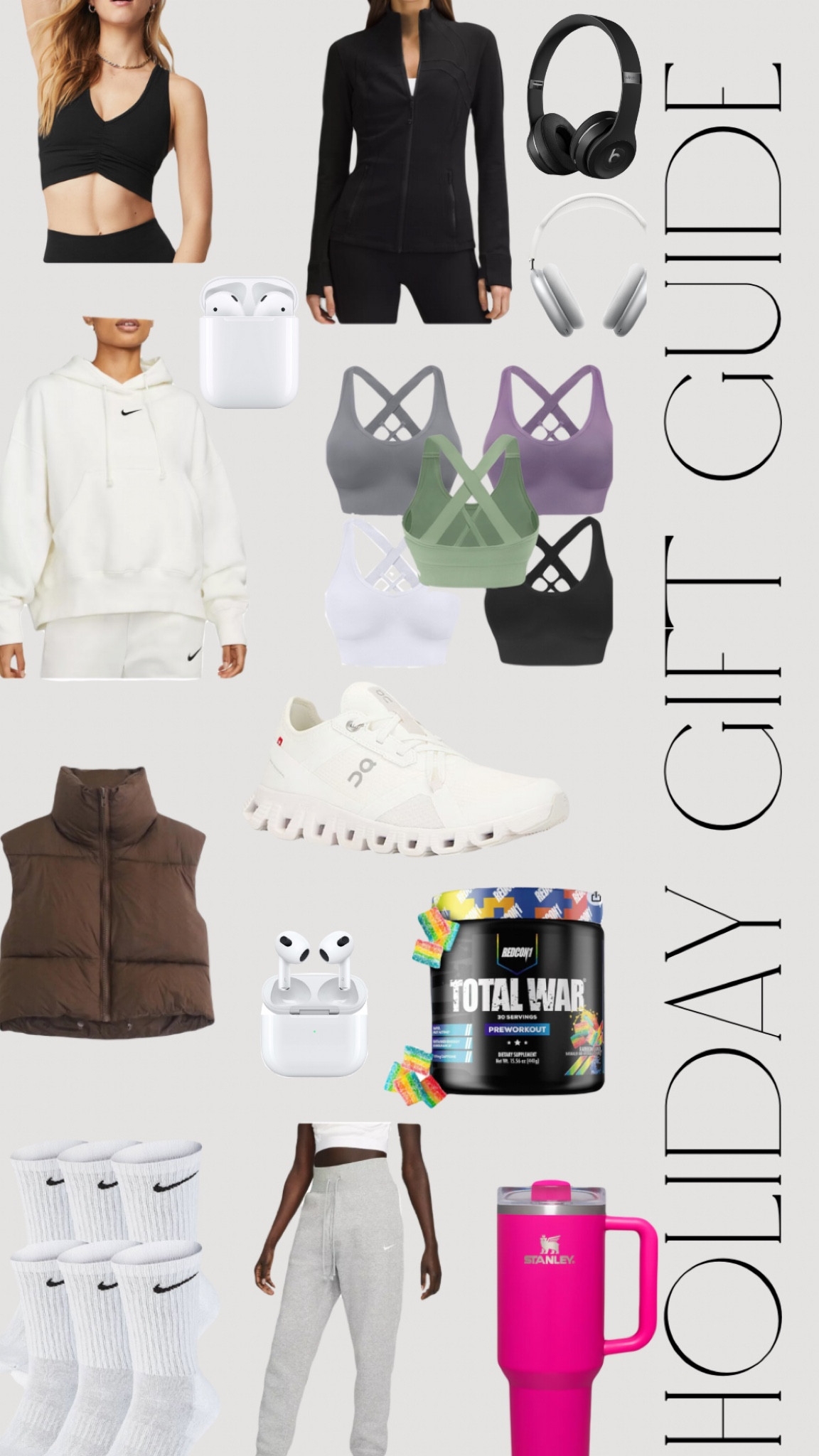 GIFT GUIDE FOR THE GYM GIRL

#LTKHoliday #LTKGiftGuide #LTKSeasonal