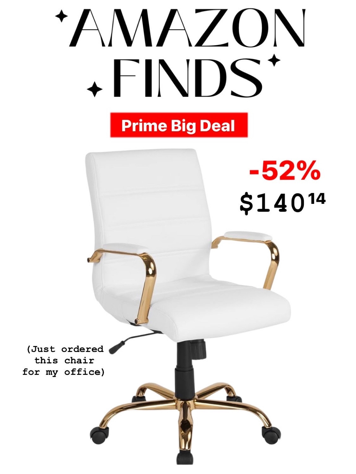 EMIAH Armless Office Desk Chair No … curated on LTK