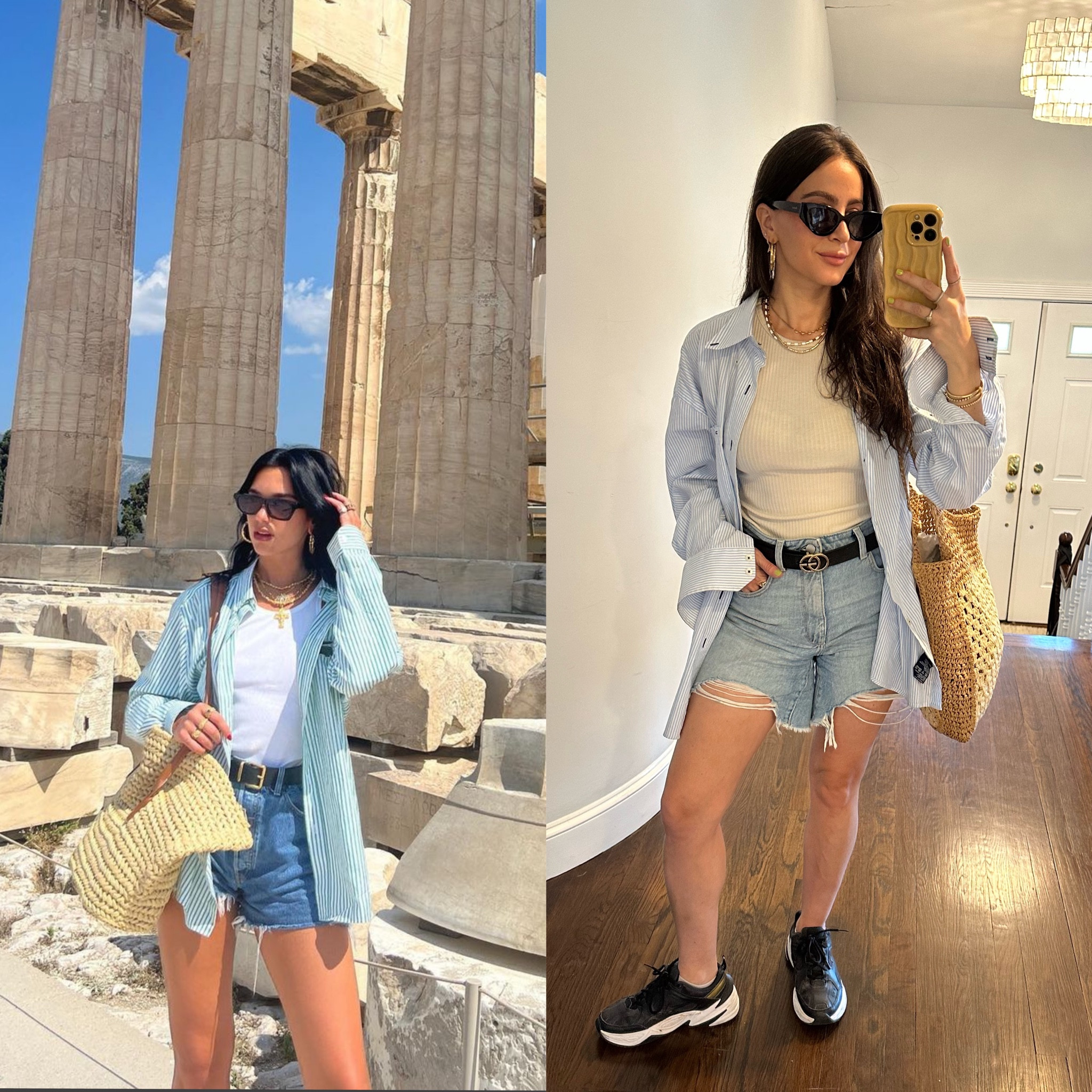 Some Dua Lipa inspo with an easy outfit that could never fail...

#LTKitbag #LTKSeasonal #LTKstyletip