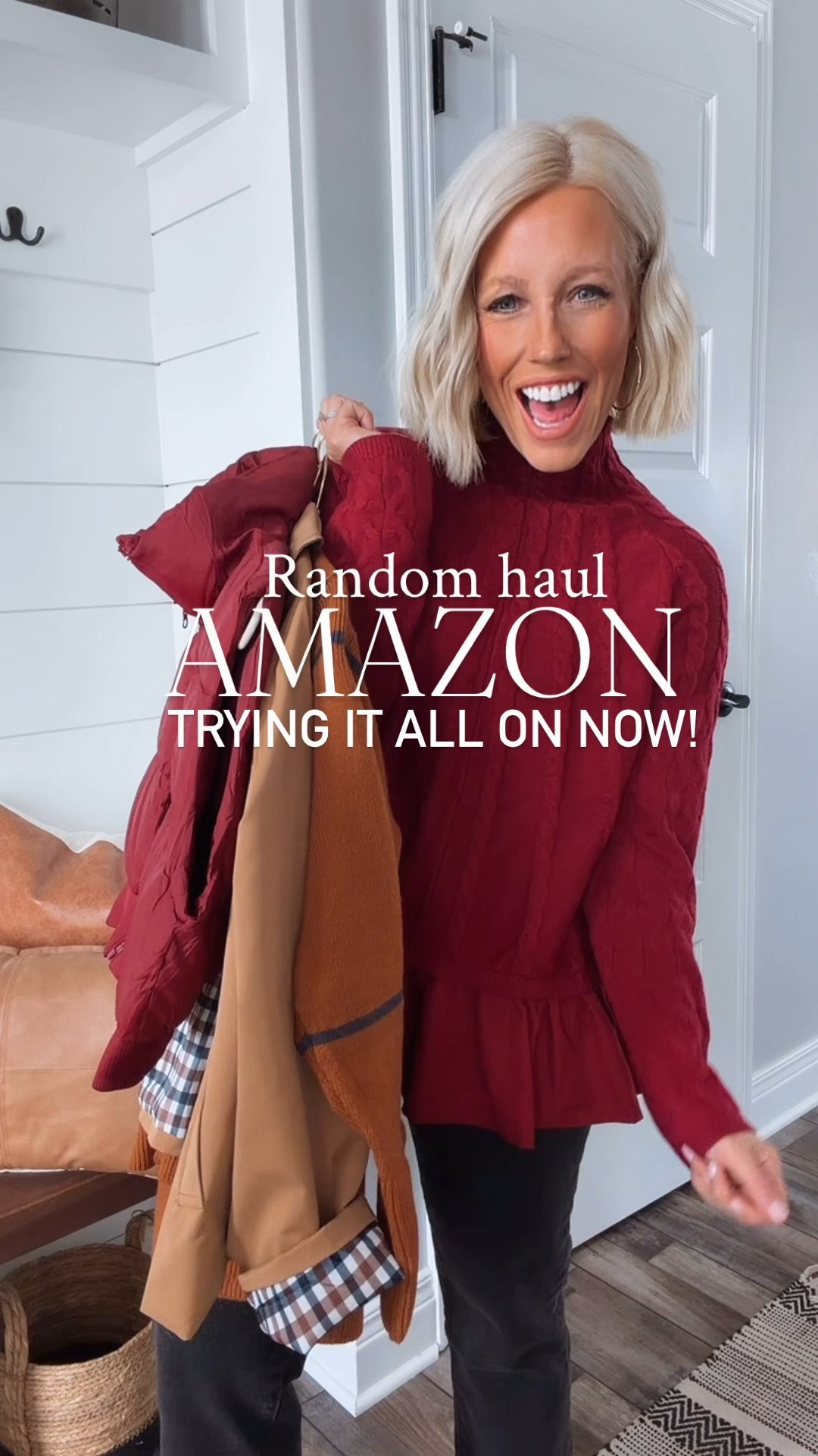 Random Amazon try-on haul!!! It somehow all color coordinates and I did not plan it that way but it works!!!
⬇️⬇️⬇️
Wearing size small in all tops.
Jeans sized down to a 2 (run big - size down)
Shoes TTS



#LTKSaleAlert #LTKWorkwear #LTKSeasonal