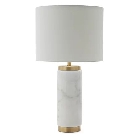 MoDRN Glam Cylinder Marble Table Lamp | Walmart (US)