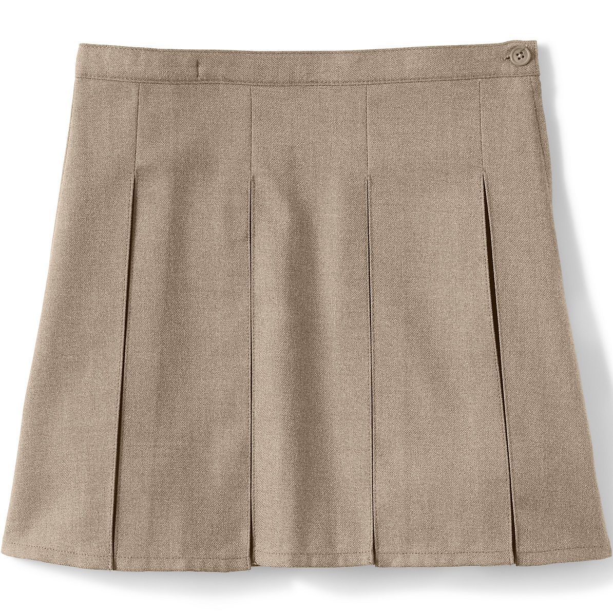 School Uniform Girls Box Pleat Skirt Top of Knee | Lands' End (US)