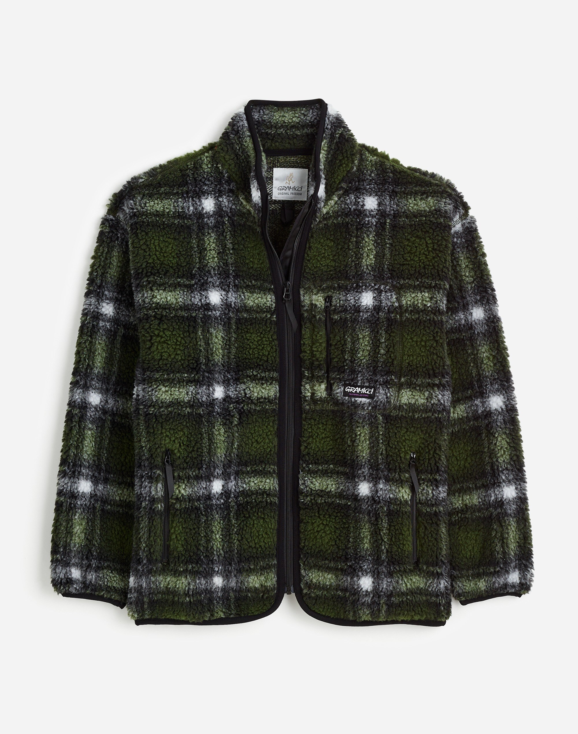 Gramicci&reg; Shadow Plaid Sherpa Jacket | Madewell | Madewell