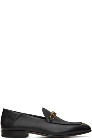 Black Gancini Loafers | SSENSE