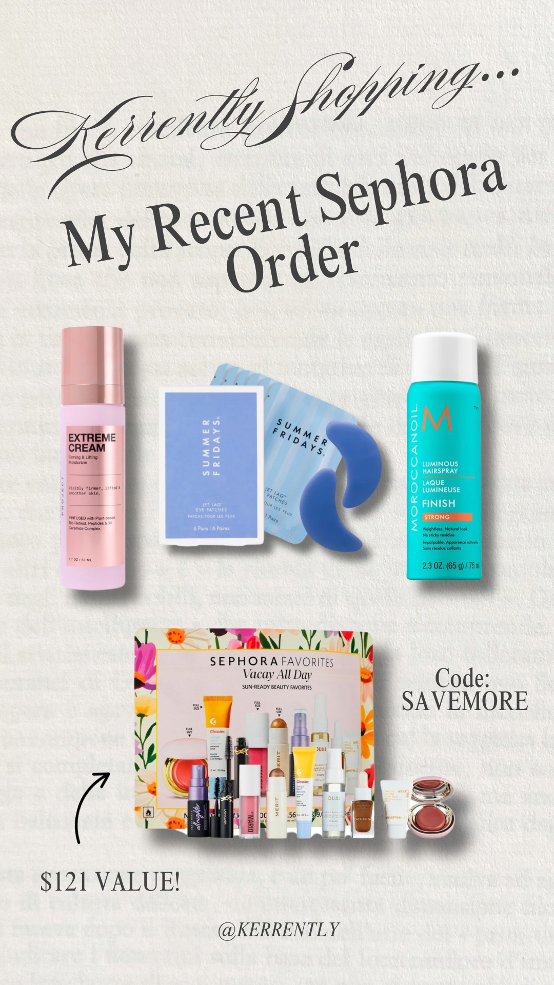 Trying out a few new products I’ve been curious about - will report back soon! Use code SAVEMORE at checkout when shopping the @Sephora Savings Event!  #SephoraPartner

#LTKSaleAlert #LTKBeauty #LTKFindsUnder50