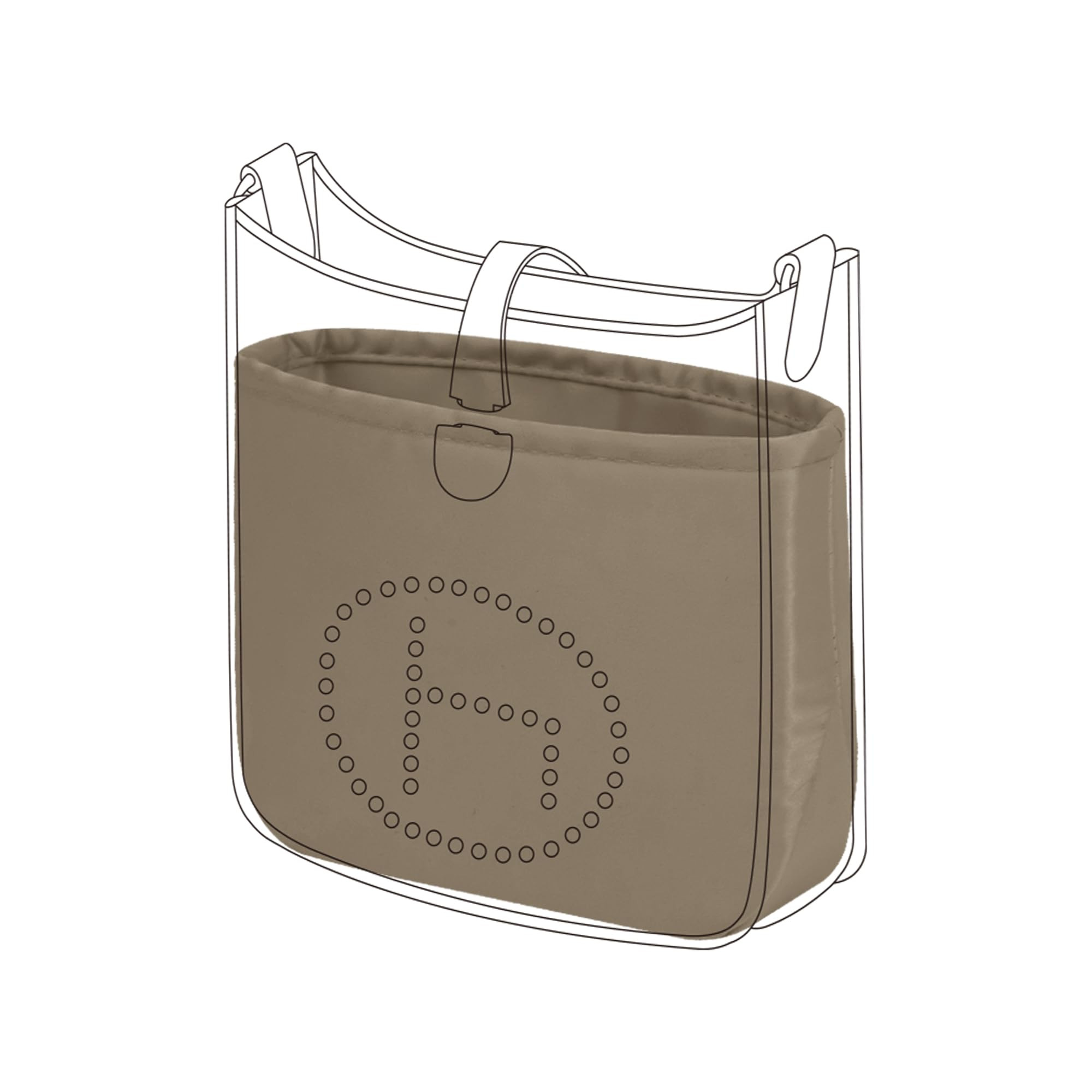 DGAZ Silky Purse Organizer Insert Fits Evelyne TPM/PM/GM/TGM Bags, Luxury Handbag & Tote Organize... | Amazon (US)
