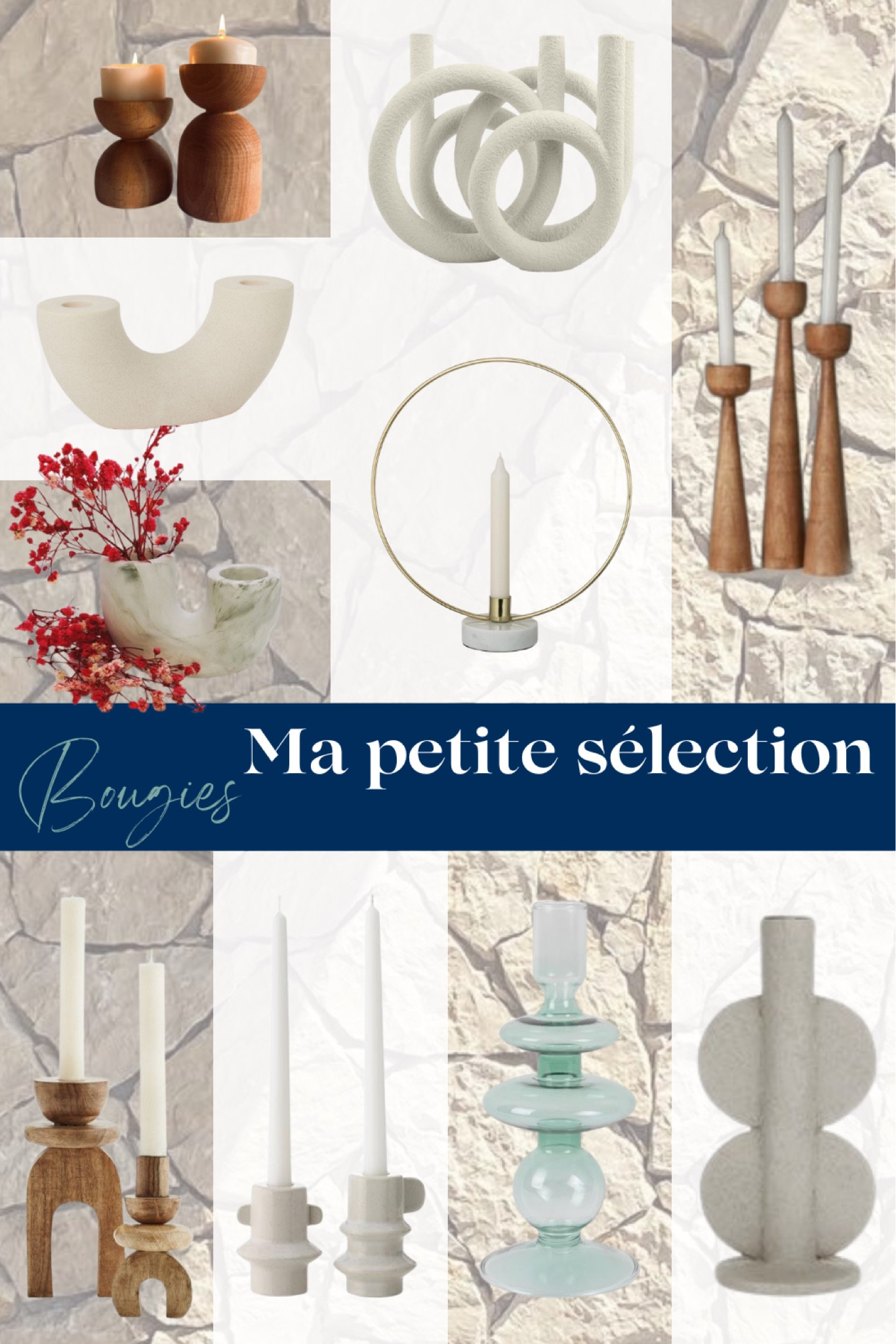 Ma petite sélection de bougies et bougeoirs ✨

Des bougeoirs aux tons neutres, en bois, béton, verre, céramique d’inspiration minimaliste, japandi.

#decoration #maison #deco #bougies #bougeoir 

#LTKhome #LTKeurope #LTKunder50