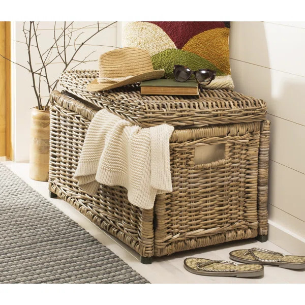 Emerson Wicker Storage Trunk | Wayfair North America