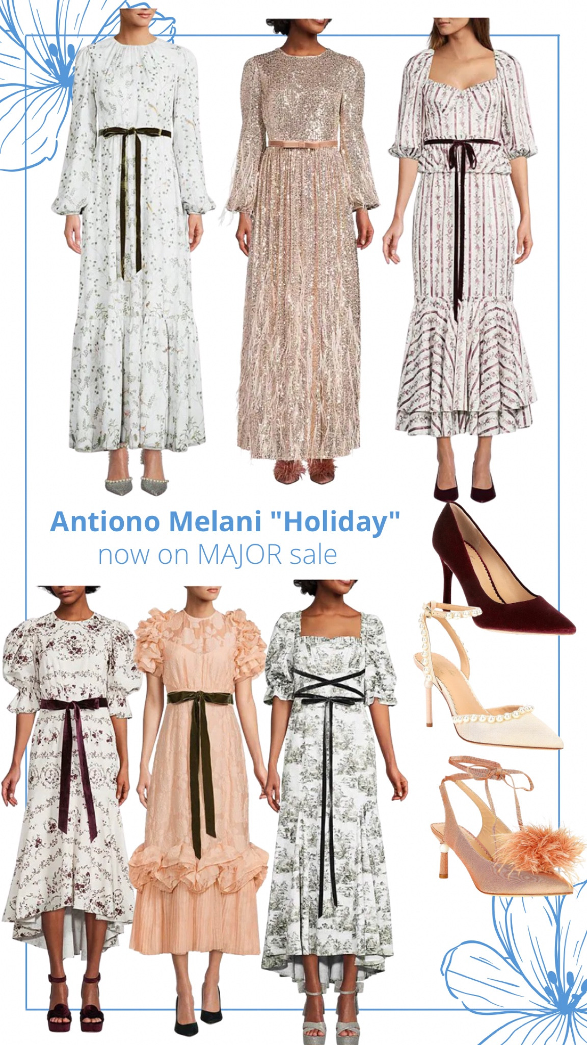 sachin and babi light blue dress Two Looks to Love from Nat Note Dillards Collection main image 0