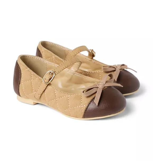 Quilted Cap Toe Ballet Flat | Janie and Jack