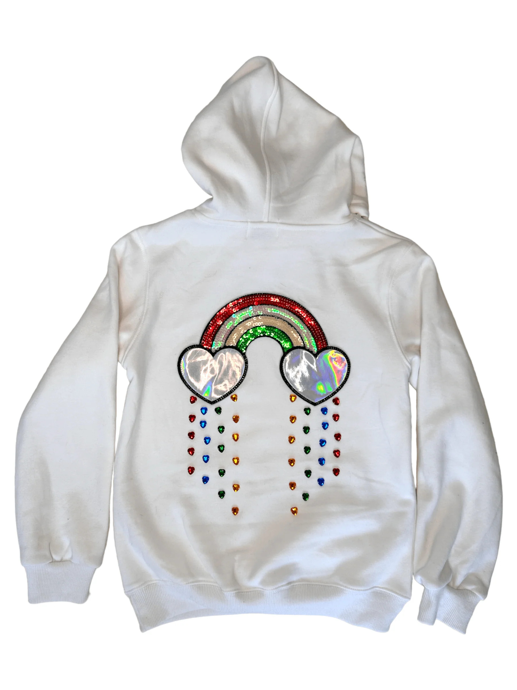 Rainbow Heart Hoodie | Lola + The Boys