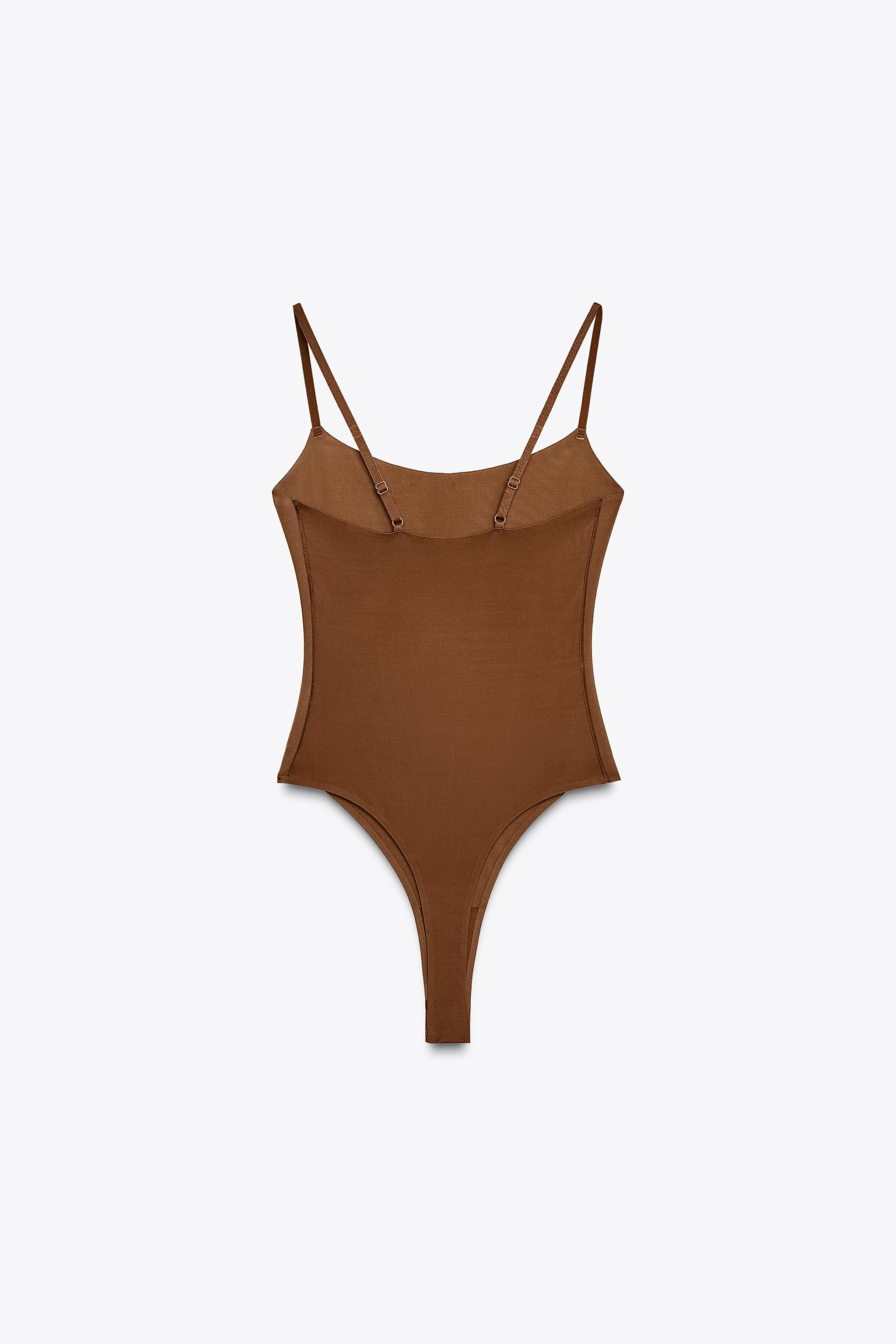 SHAPING BODYSUIT IN A POLYAMIDE BLEND | Zara UK
