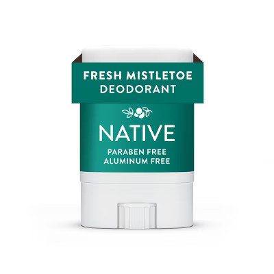 Native Limited Edition Holiday Aluminum-Free Mini Deodorant - Travel Size - Fresh Mistletoe - 0.35oz | Target