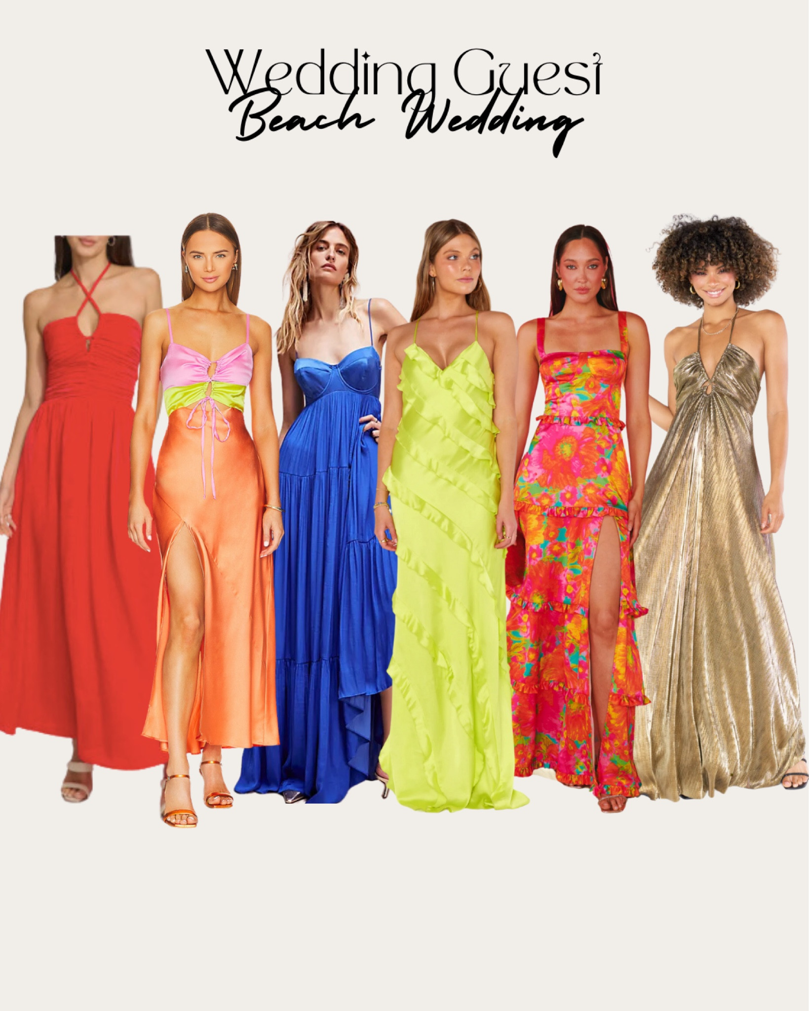 Wedding guest dresses for a beach wedding. Colorful wedding guest dresses 

#LTKOver40 #LTKMidsize #LTKParties