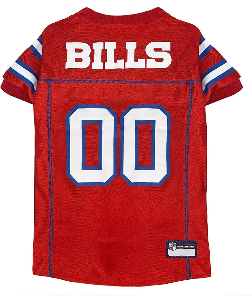 NFL Buffalo Bills Color Rush Dog Jersey, Size: X-Large. Color Rush Jersey, Cool and Sporty Dog Sh... | Amazon (US)