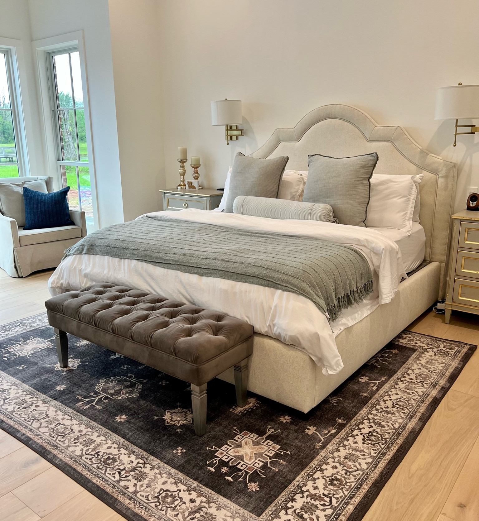 Finally coming together! Here are some of my favorite new bedroom purchases! I almost didn’t splurge on this duvet set but I am so glad I did!! 

#LTKstyletip #LTKhome