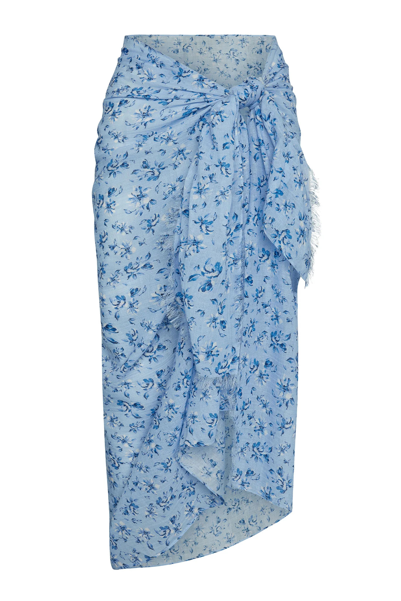 St. Tropez Sarong - Isola Floral Crinkle | Monday Swimwear