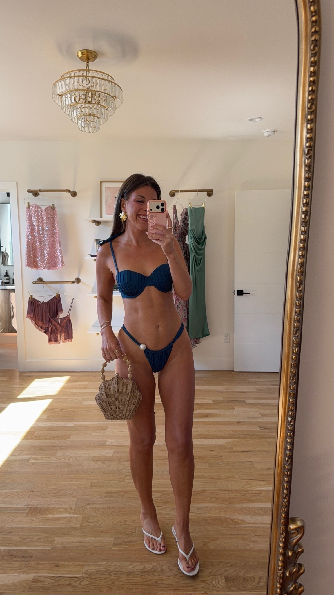 cupshe ribbed navy bikini with tie shoulder straps and cheeky bottoms with pearl detail under $55 for every destination 🌴👙

Cupshe code: chic
vici: emerson30

I’m 5’4” and wearing my usual smalls in all!

swim, bikini, one piece swimsuit, summer swim, cover up, resortwear, resort outfits, vacation outfits, vacation dresses, beach vacation outfits, summer vacation outfits, tropical vacation outfits, vacation outfit ideas, summer dresses, casual summer outfits, summer outfit ideas, everyday summer outfits, summer fashion finds

#LTKootd #LTKSwim #LTKTravel
