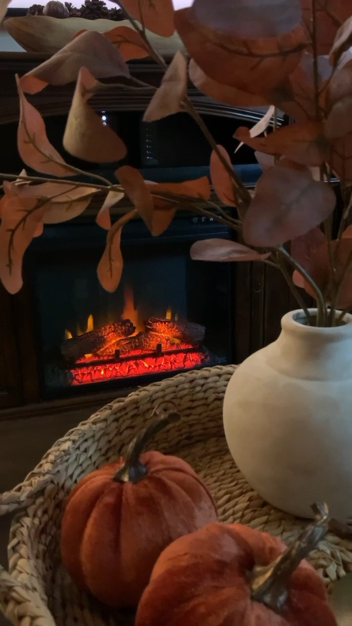 Cozy fall evenings 🤎🍂 
Pumpkins are from Dollar tree 

#LTKSeasonal #LTKstyletip