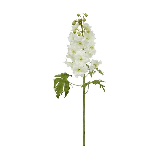 White Delphinium Faux Stem | Cailini Coastal