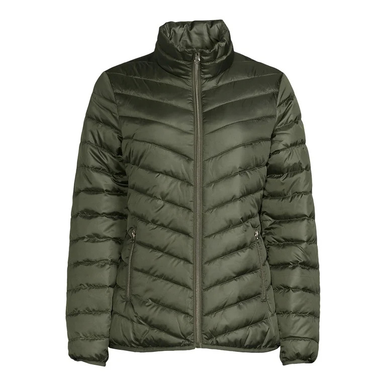 Big Chill Women's Packable Puffer Jacket, Sizes S-XL | Walmart (US)