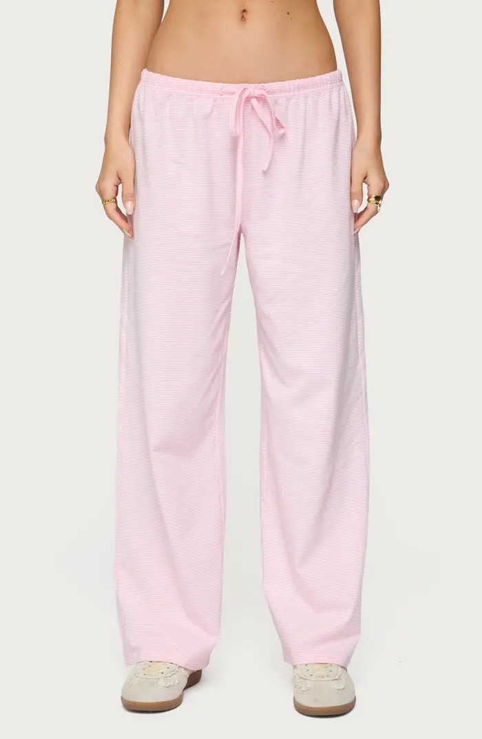 Olivia Stripe Relaxed Fit Drawstring Pants | Nordstrom