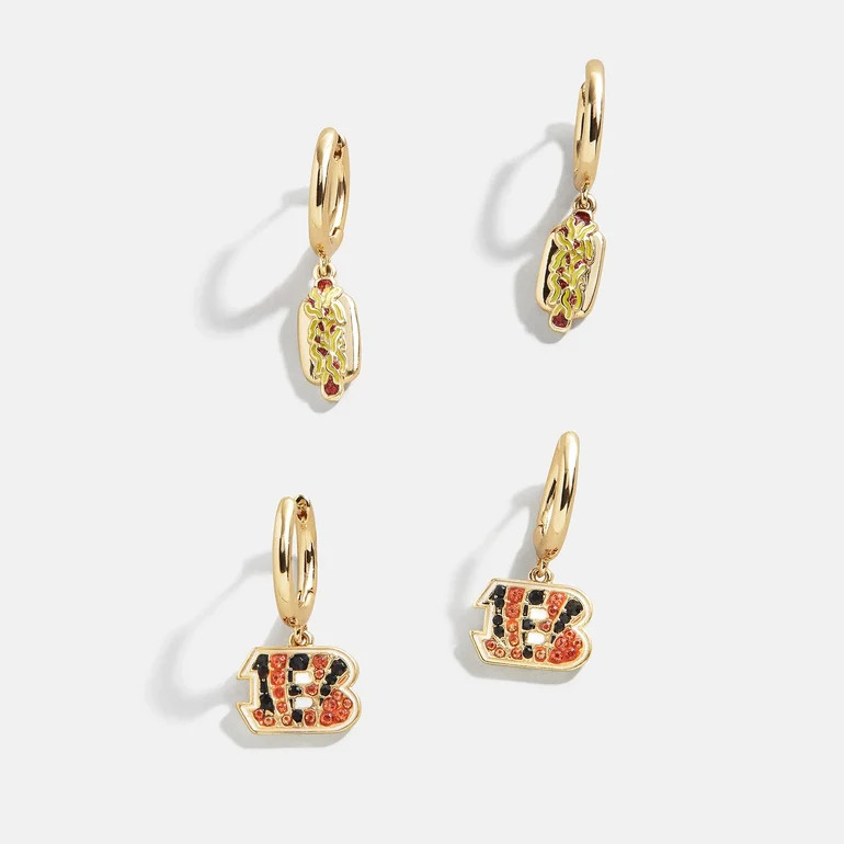NFL Earring Set - Cincinnati Bengals | BaubleBar