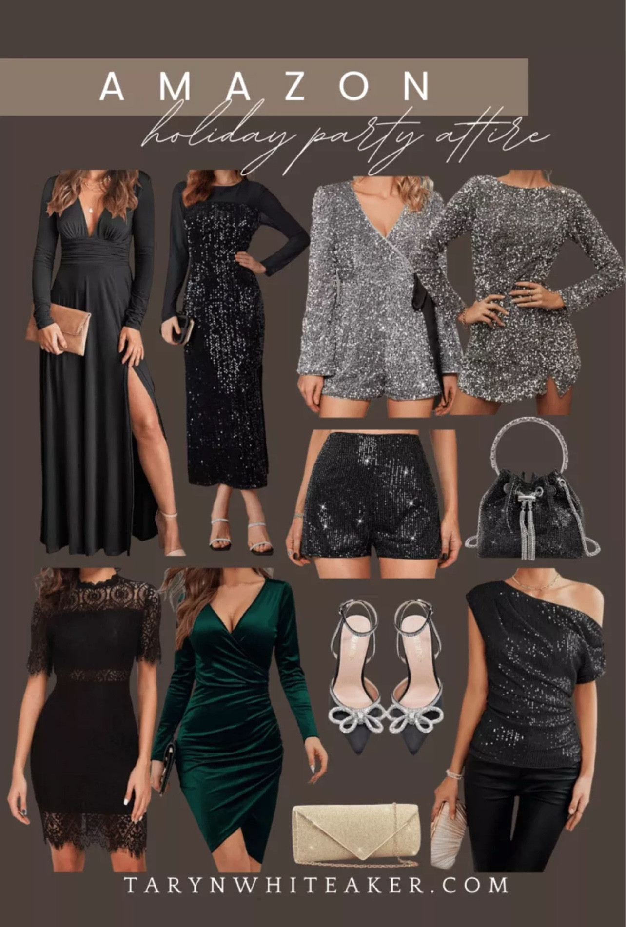 If you need holiday party outfits, these Amazon finds are stunning. From sequin dresses and velvet cocktail attire to chic black evening looks, everything here feels festive, flattering, and perfect for any Christmas or New Year’s event. So many affordable Amazon fashion options that look designer but keep things budget-friendly.

#LTKHoliday #LTKSeasonal #LTKgrwm